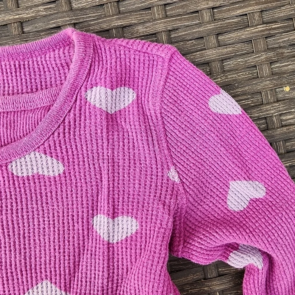Old Navy Purple Heart Kids Long Sleeve Shirt Size 3T